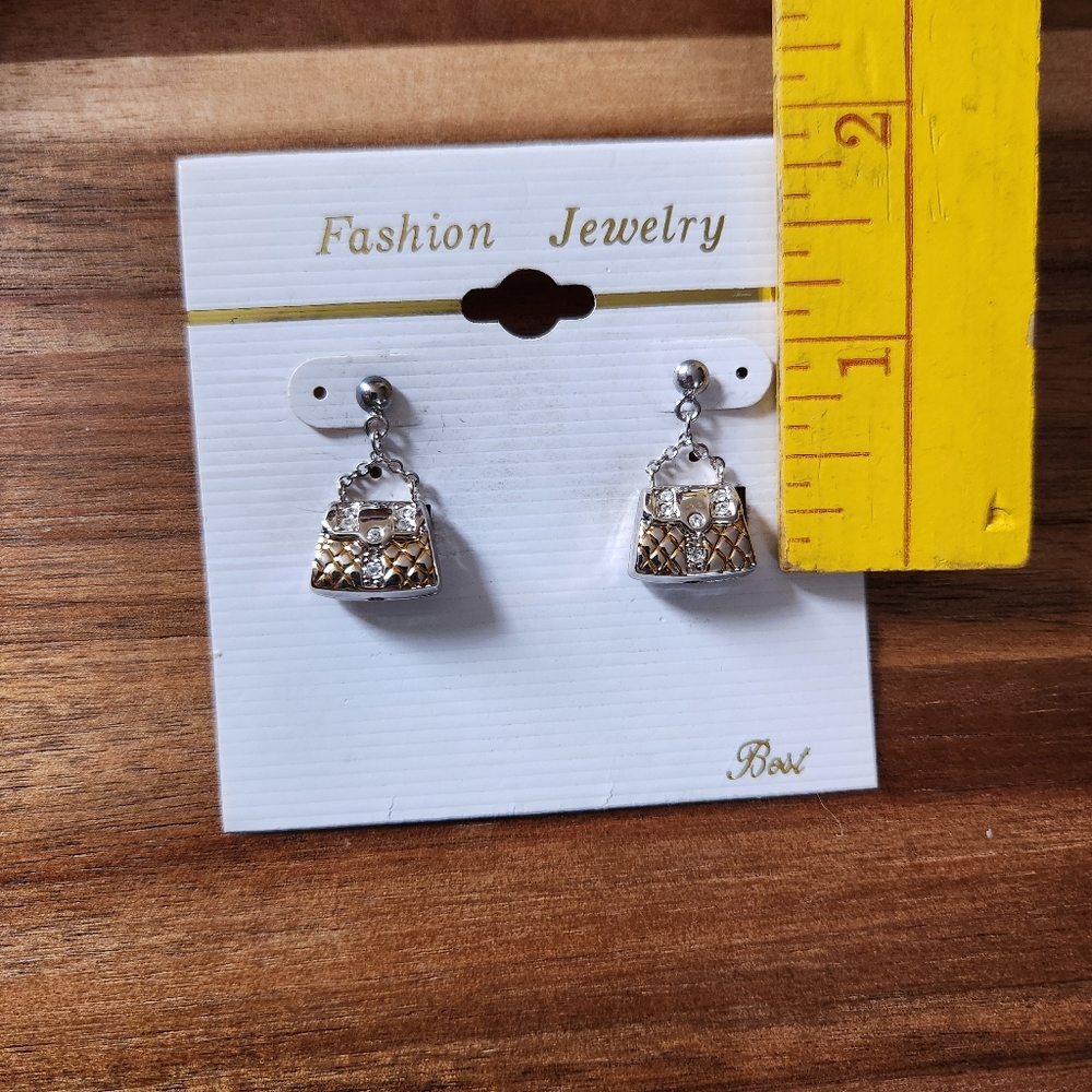 Best Purse Pierced Earrings - Picture 4 of 5